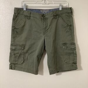 Lucky Brand Unisex Utility Gorpcore Casual Summer Military Khaki Shorts 10/30